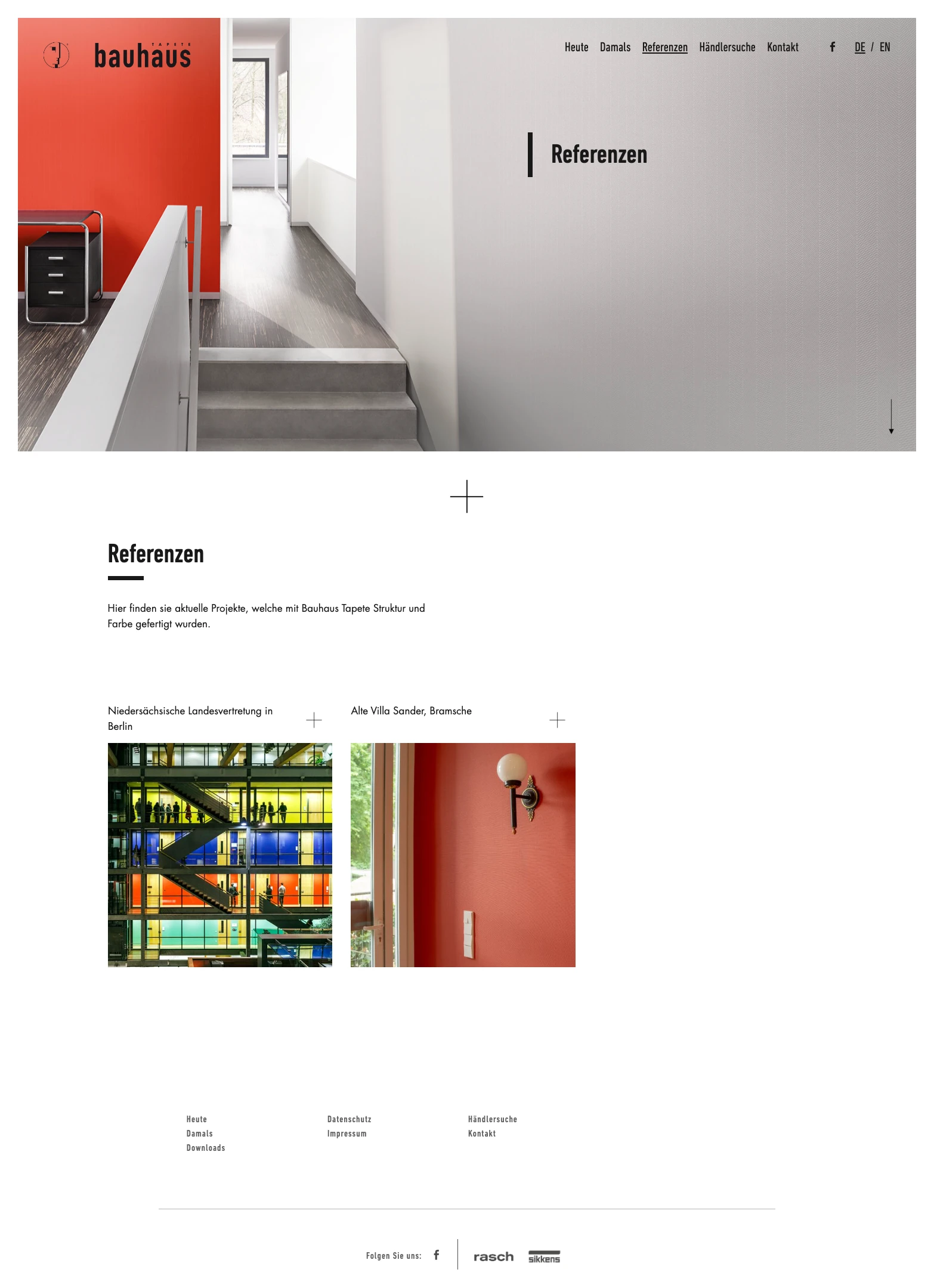 وب‌سایت و هویت بصری Bauhaus Tapete 6
